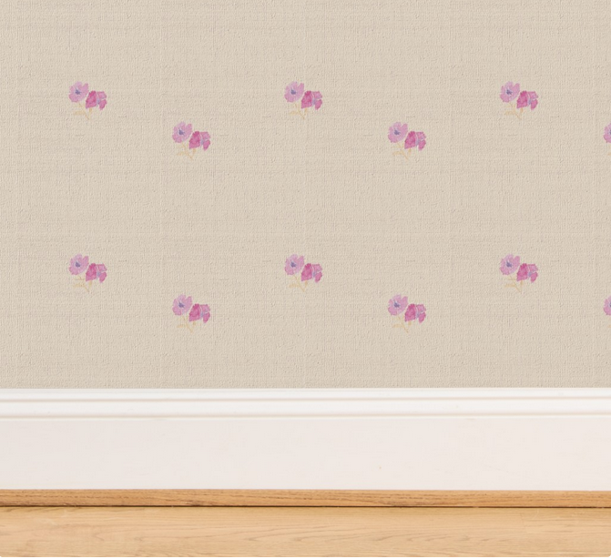 Pinky Rose Collection-3patterns + 4 artworks + Pinky Rose Lettering.