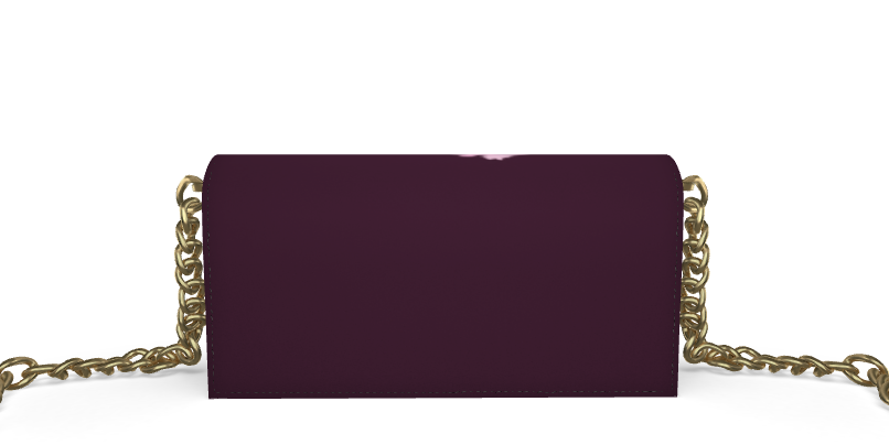 The Only Flower(Dark Maroon Purple )Evening Bags | (الزهرة الوحيدة(أرجواني خمري داكن