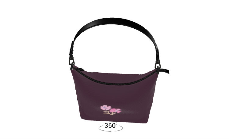 The Only Flower(Dark Maroon Purple ) | (الزهرة الوحيدة(أرجواني خمري داكن