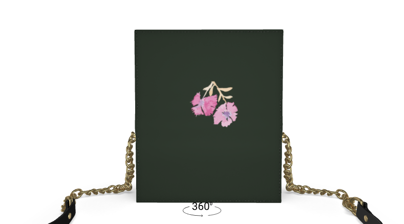 The Only FlowerCollection(Deep Olive)Evening Bags | (مجموعة بوكيه(زيتوني داكن