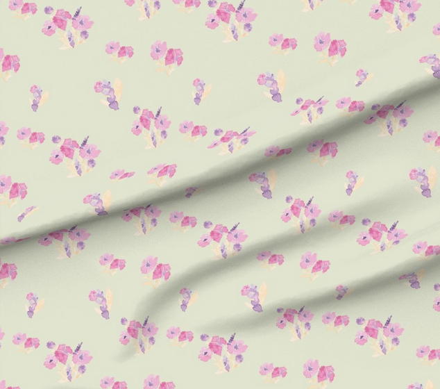 Pinky Rose Collection-3patterns + 4 artworks + Pinky Rose Lettering.