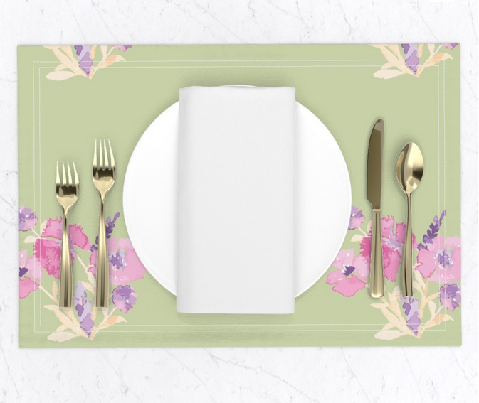 Pinky Rose Collection-3patterns + 4 artworks + Pinky Rose Lettering.