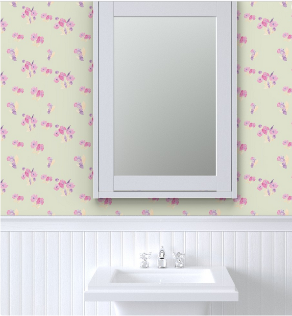 Pinky Rose Collection-3patterns + 4 artworks + Pinky Rose Lettering.