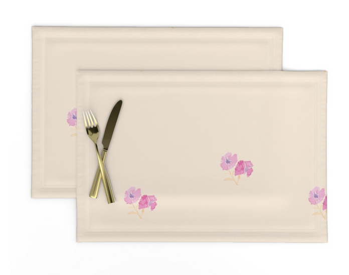 Pinky Rose Collection-3patterns + 4 artworks + Pinky Rose Lettering.